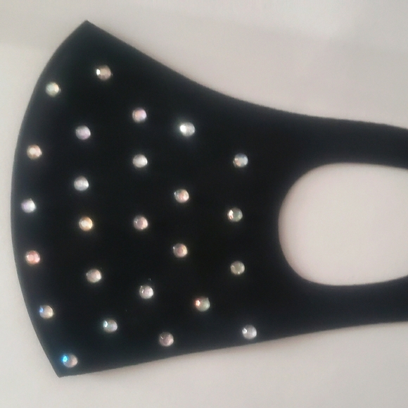 Rhinestones Gems face mask - Picture 1 of 3
